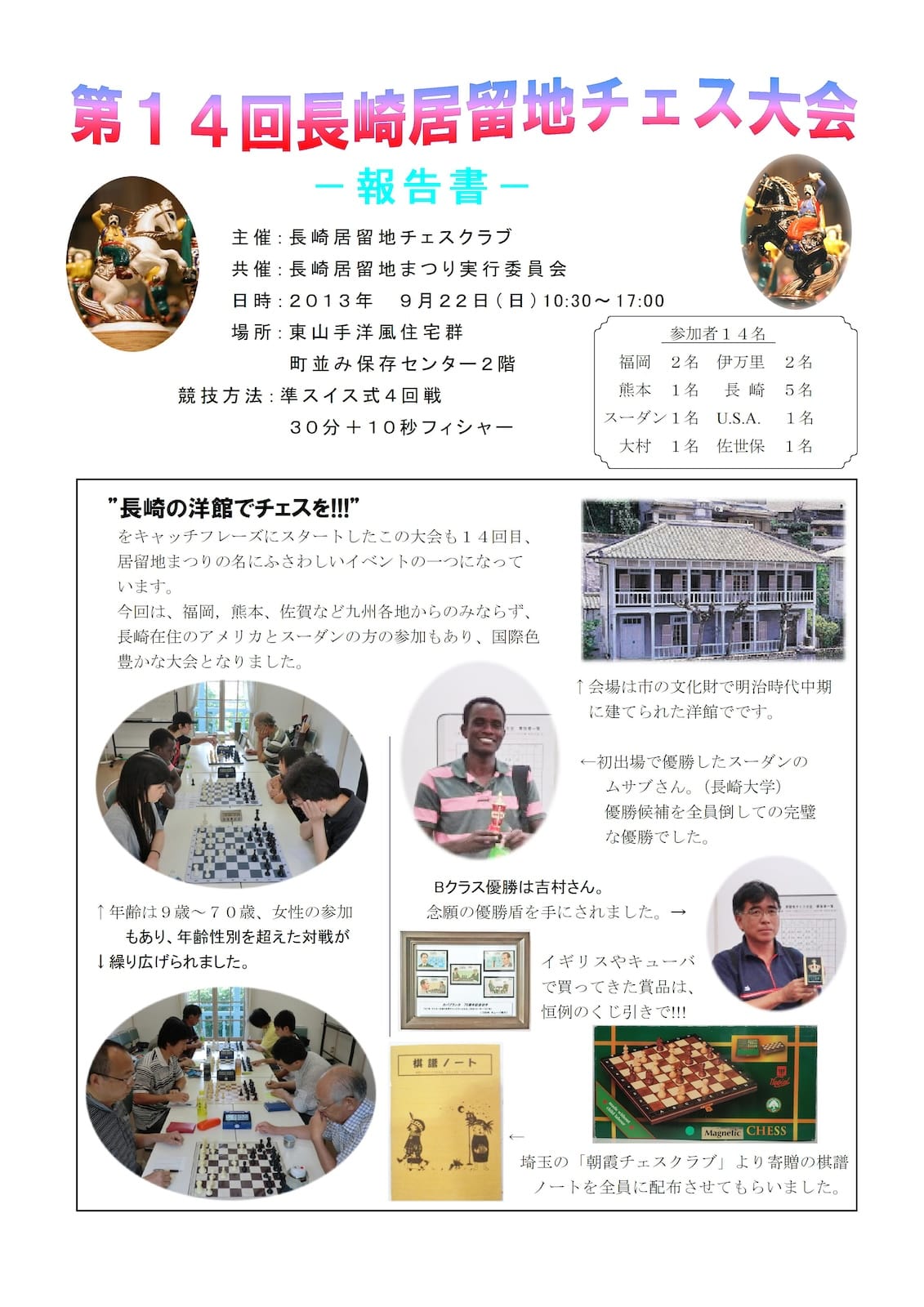 第14回居留地チェス大会